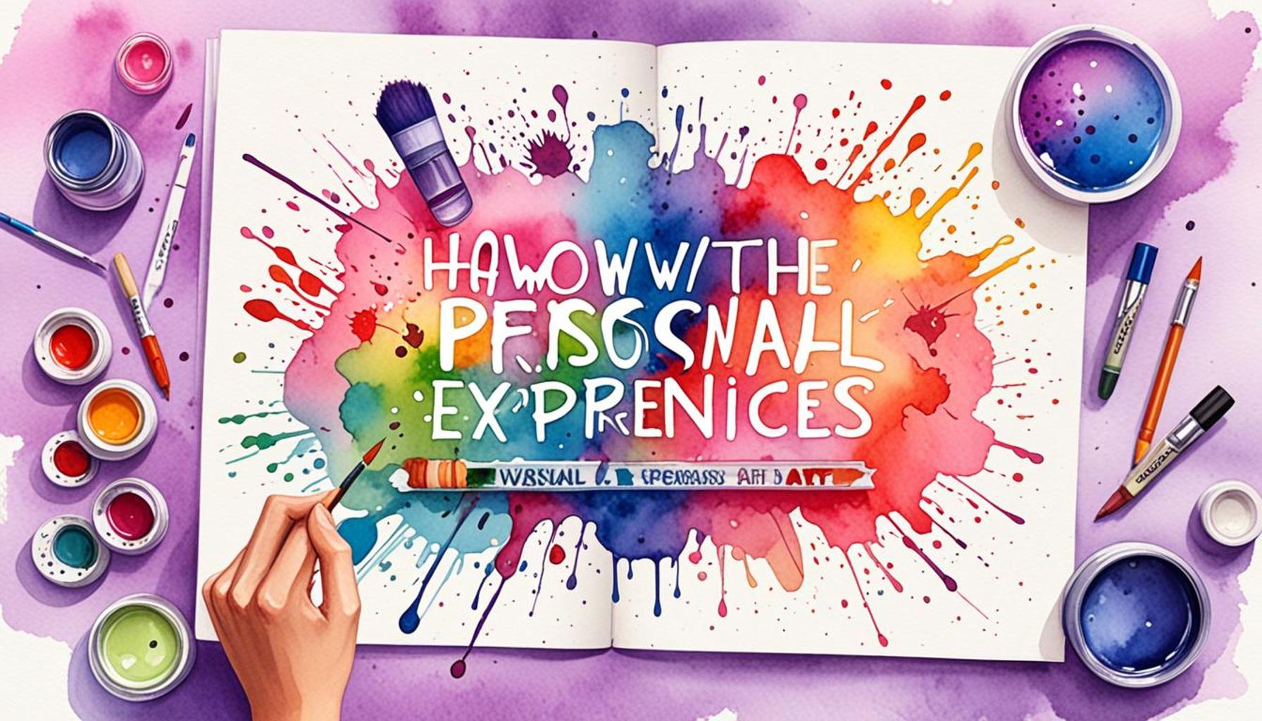 Transform Personal Experiences into Visual Art A Creative Guide
