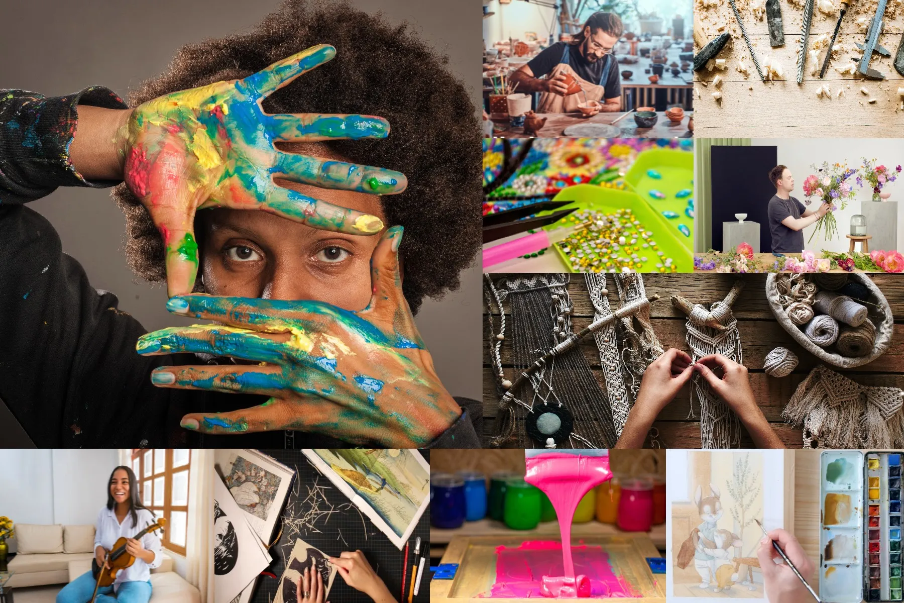 Painting materials?>
